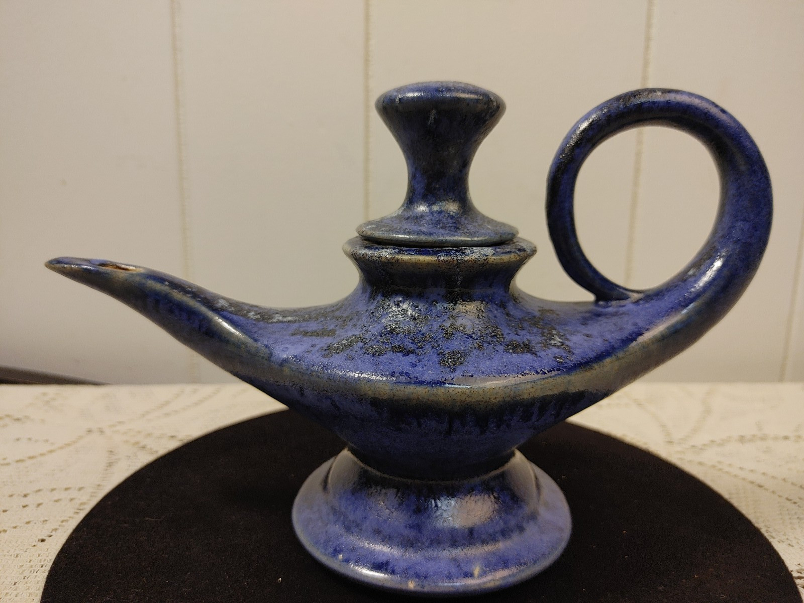 1970\'s Vintage MCM Bill & Vive Mohl Studio Art Pottery Genie Oil Lamp -Unused
