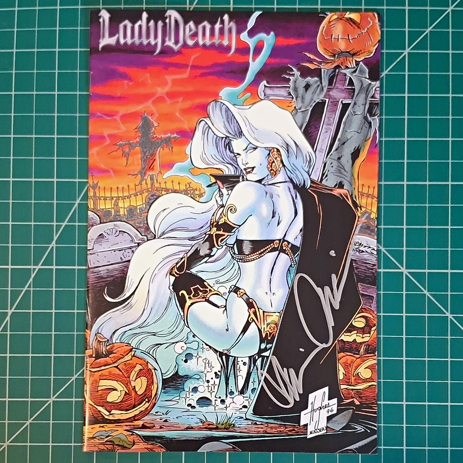 Lady Death Untold Tales Signed Limited Edition Poster Pulido Chaos Comics 2025
