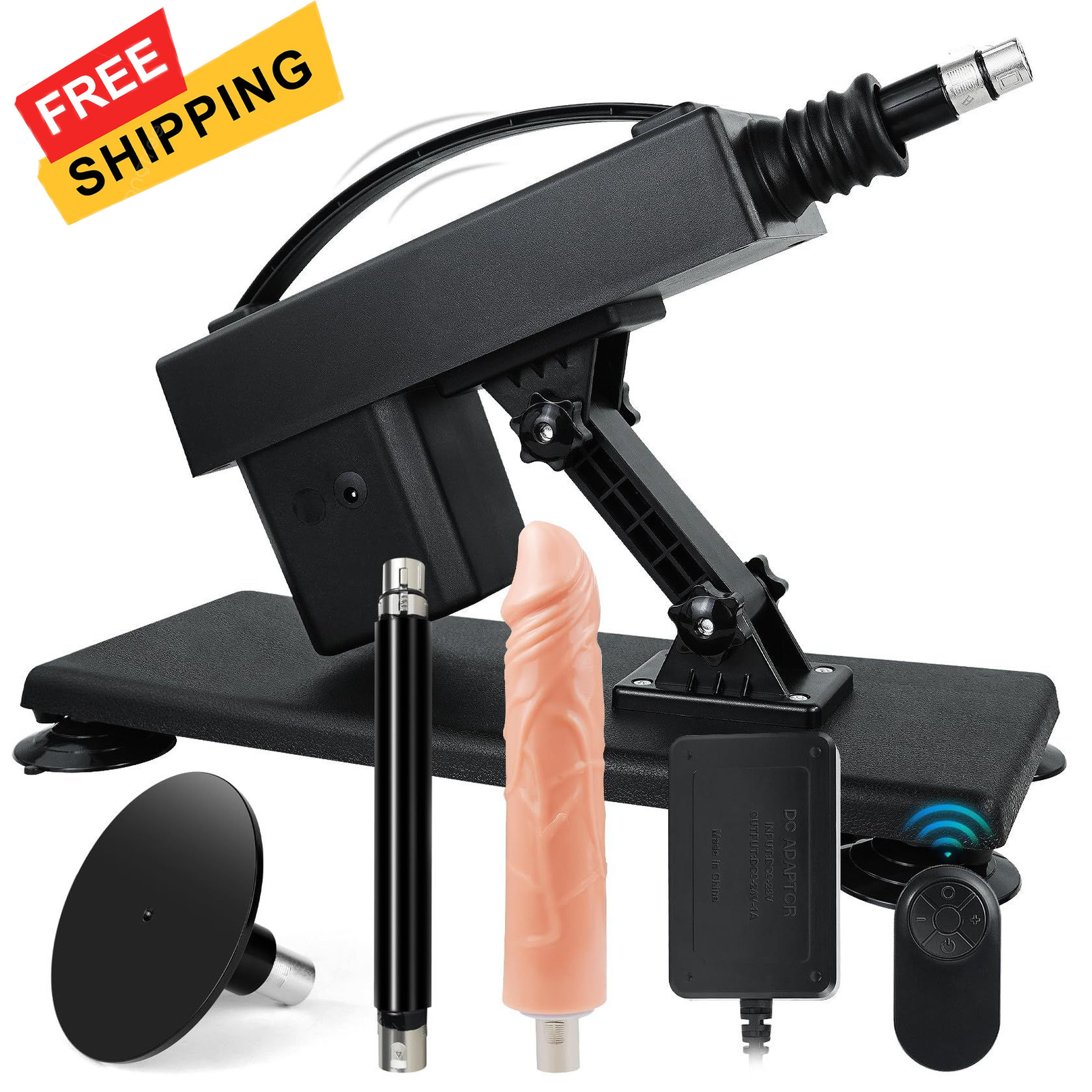 Sex Machine for Women and Men Automatic Thrusting with Dark Gray Sex Machine for Women and Men Automatic Thrusting with Dark Gray