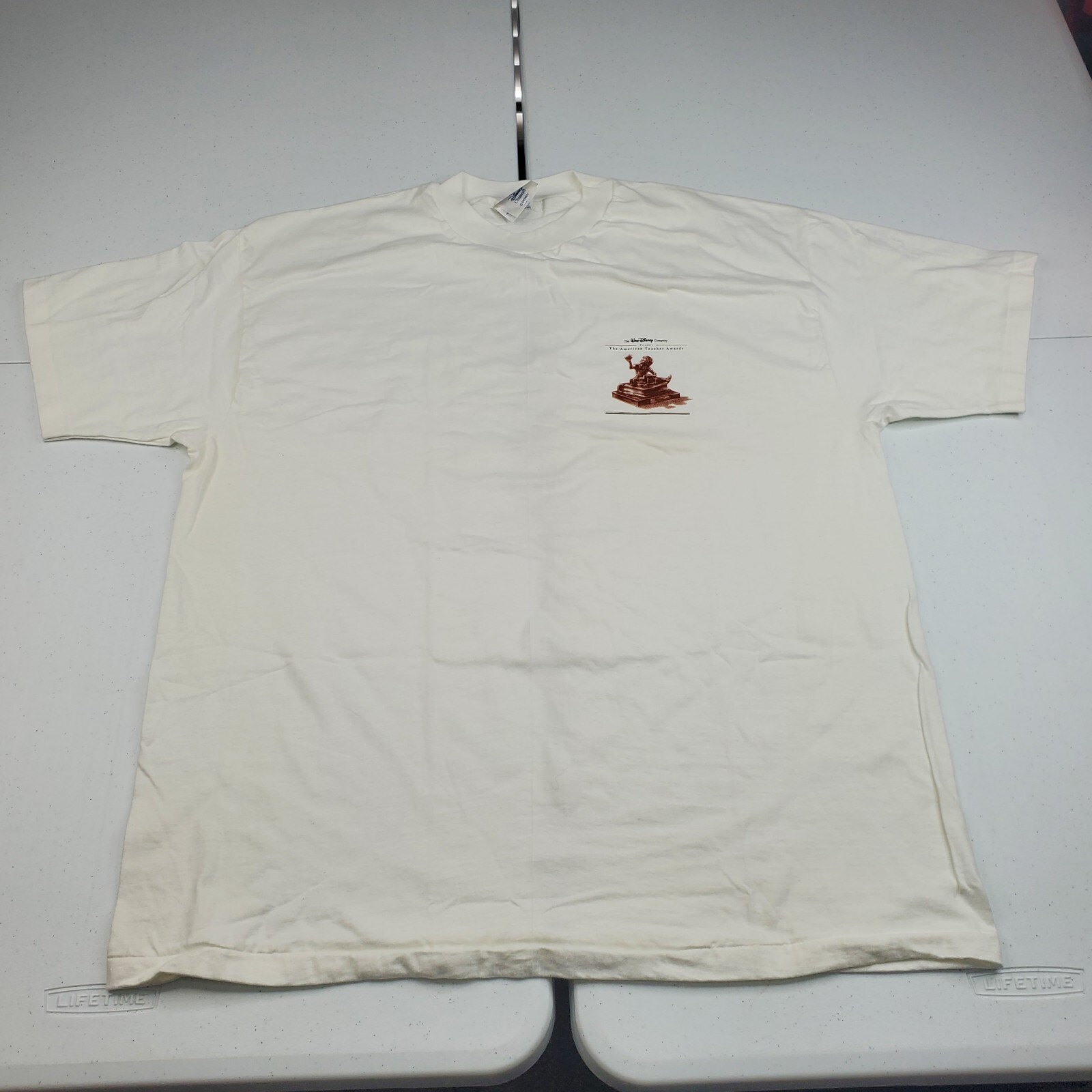 Official Disney Channel & McDonalds American Teacher Awards XL  T Shirt 1993 VTG