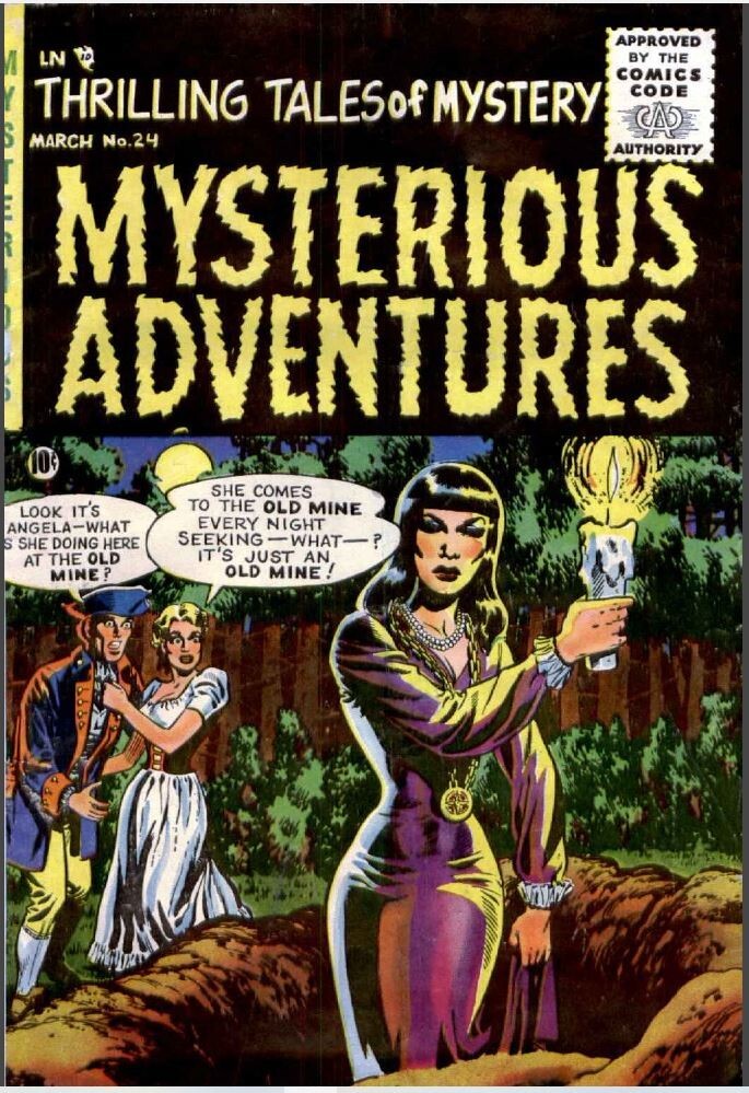 MYSTERIOUS ADVENTURES COMICS Collection 24 Awesome Issues On USB Flash Drive