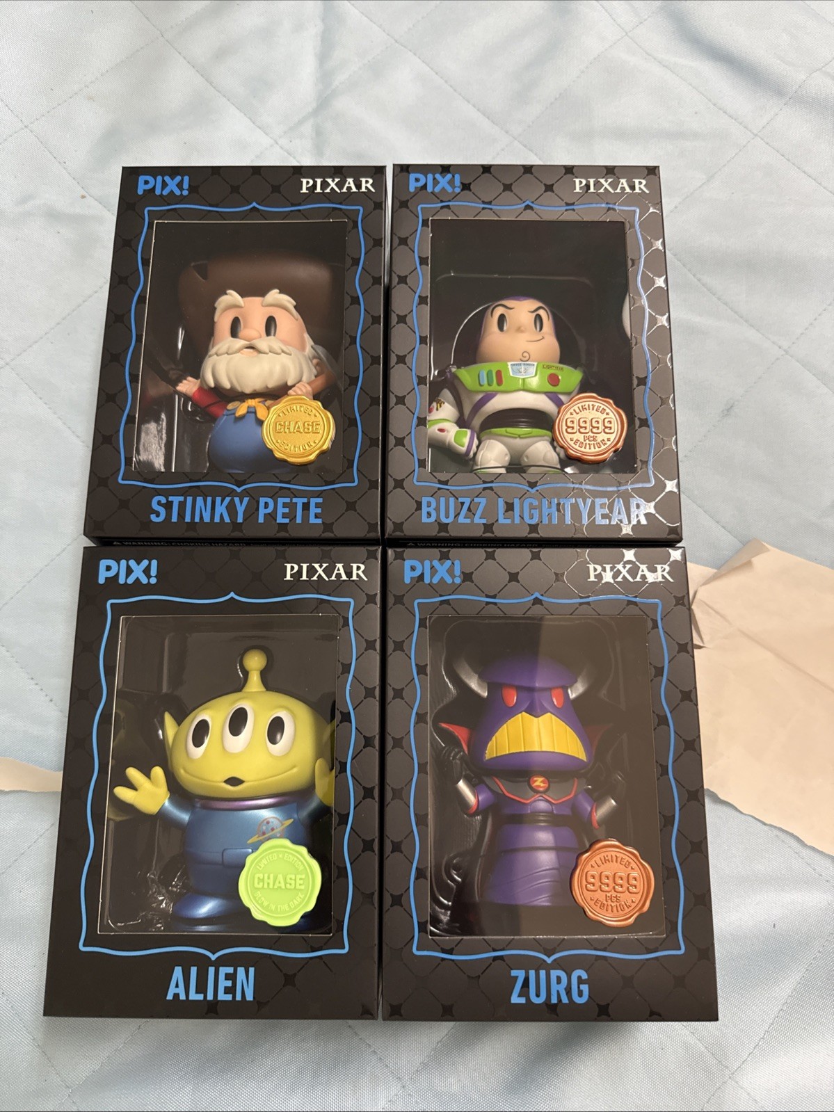 Thrilljoy Pix Toy Story Hero & Chase Bundle. Zurg, Stinky Pete, Buzz And Alien Thrilljoy Pix Toy Story Hero & Chase Bundle. Zurg, Stinky Pete, Buzz And Alien
