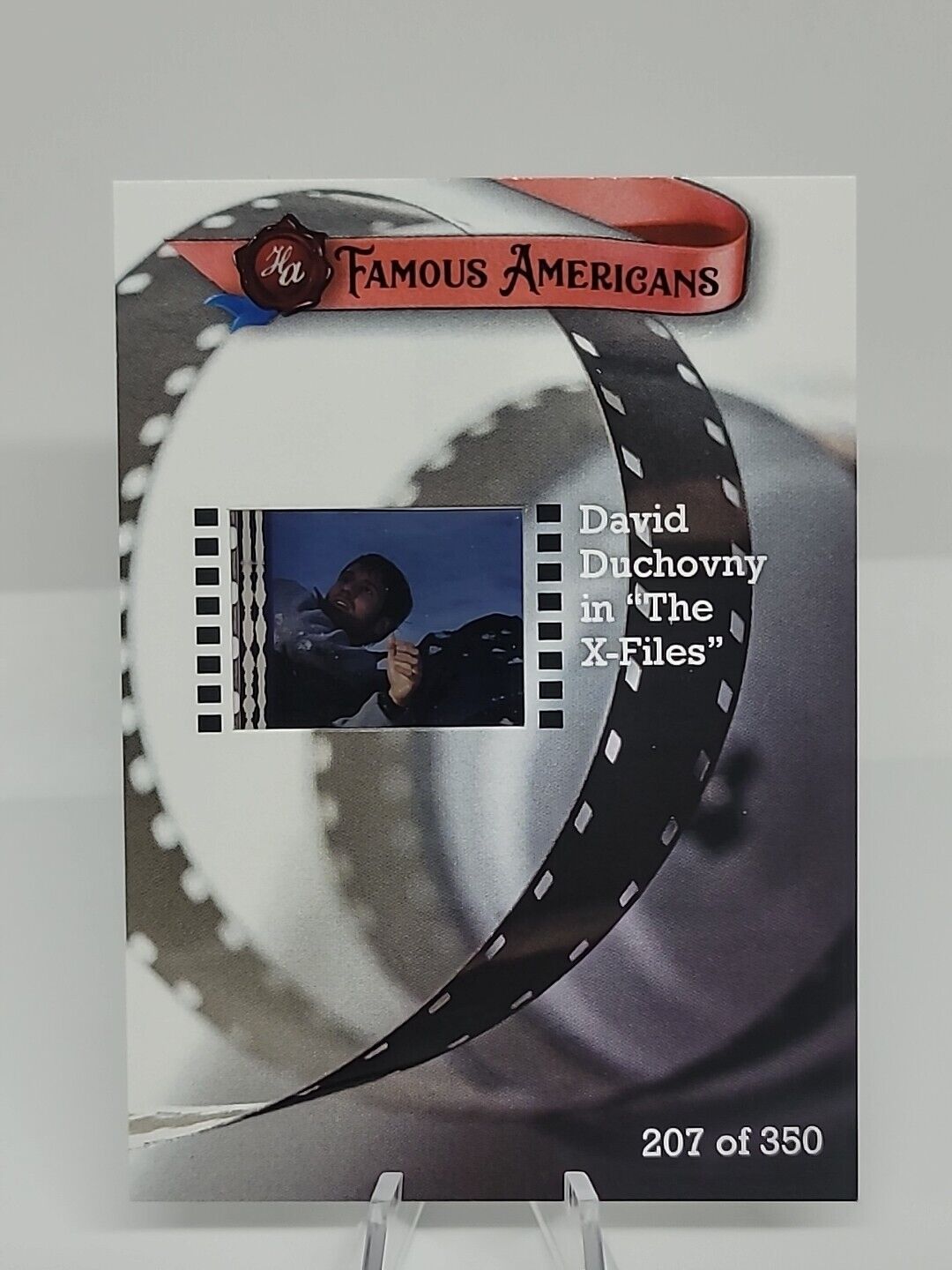 2021 Historic Autographs Famous Americans The X-Files Film Clip 207/350 Duchovny