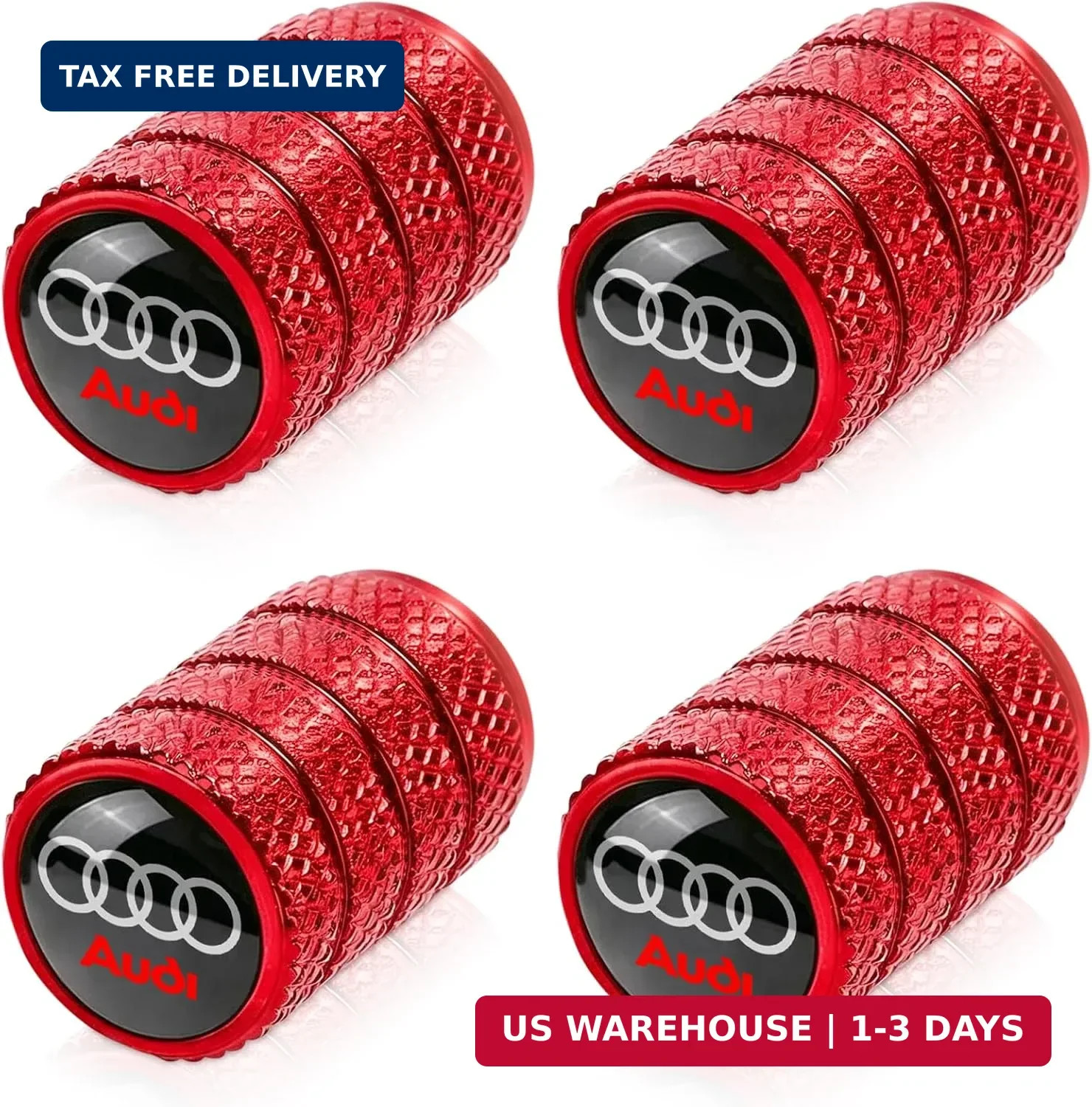 4pcs Tire Valve Stem Caps, Compatible with Audi S3 A3 RS3 RS7 A4 A5 A6 A7 A8 Q3 4pcs Tire Valve Stem Caps, Compatible with Audi S3 A3 RS3 RS7 A4 A5 A6 A7 A8 Q3
