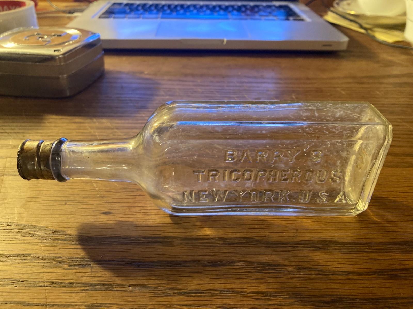 Antique Hair Care Barry\'s Tricopherous New York USA Early 1900\'s Original Cap Antique Hair Care Barry\'s Tricopherous New York USA Early 1900\'s Original Cap