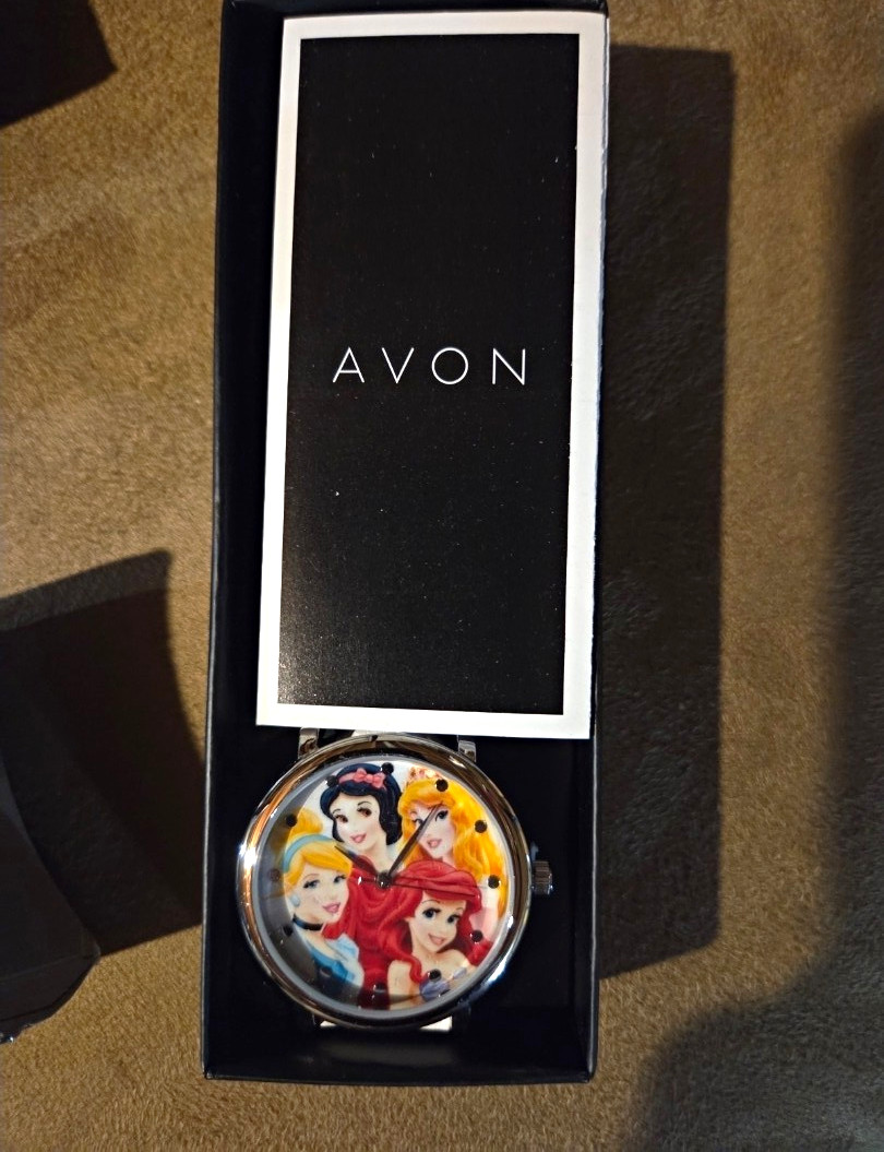 Avon Disney Princess Watch White Strap w/ Disney Box 2016 Disney Franchise