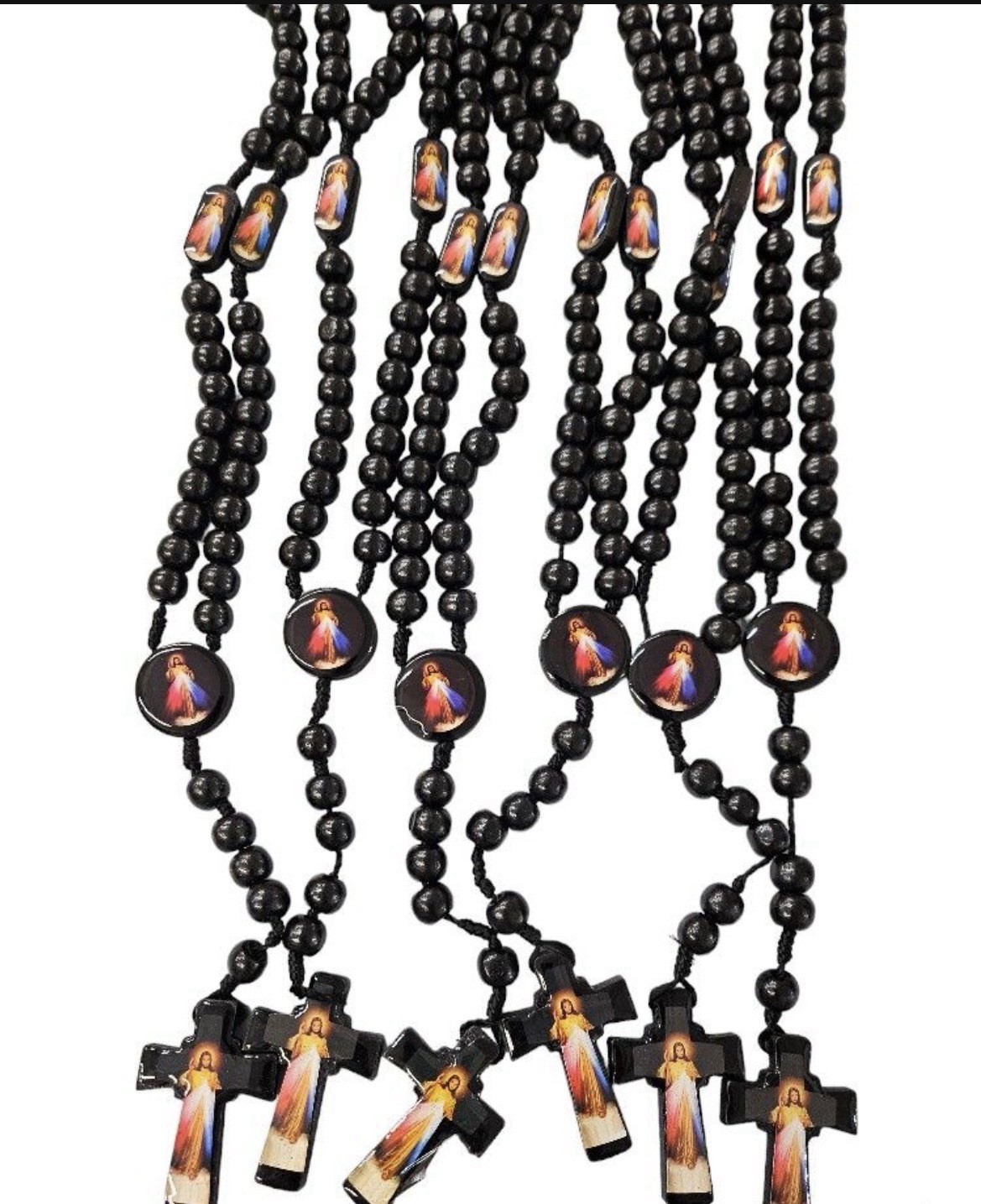 12Pcs Funeral Favors Rosaries Recuerdos Para Funeral Rosarios De Madera 12Pcs Funeral Favors Rosaries Recuerdos Para Funeral Rosarios De Madera