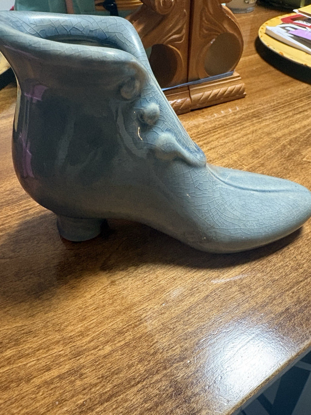 Vintage Victorian Ladies Shoe Vase Vintage Victorian Ladies Shoe Vase