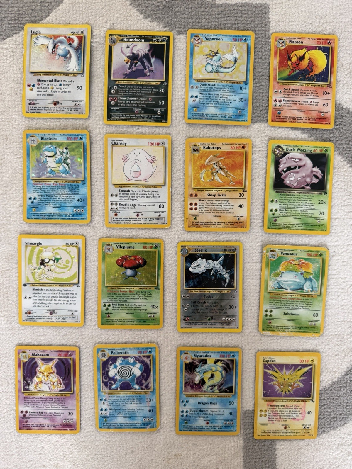 Pokémon TCG Holo Collection x113 Total Cards Neo-Discovery LP/MP Inc Lugia Pokémon TCG Holo Collection x113 Total Cards Neo-Discovery LP/MP Inc Lugia
