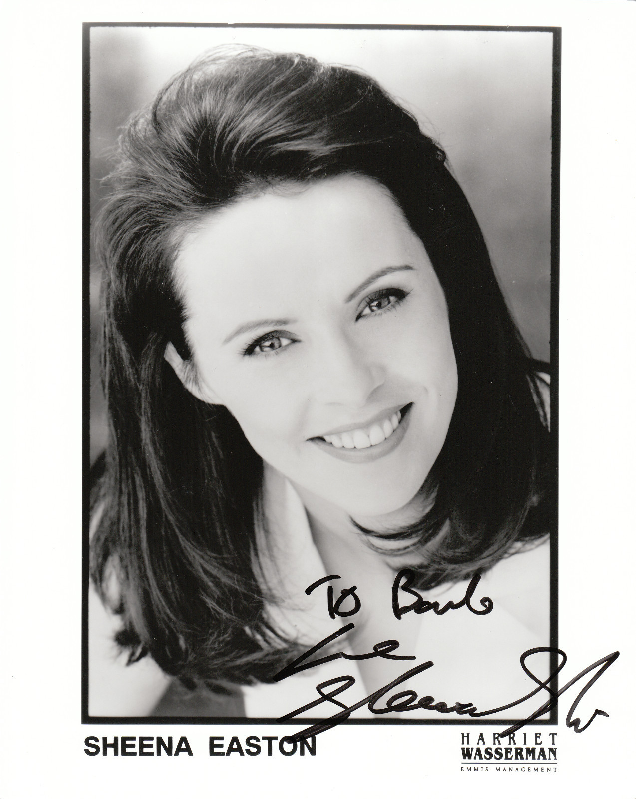SHEENA EASTON ,  AUTOGRAPHED  8\