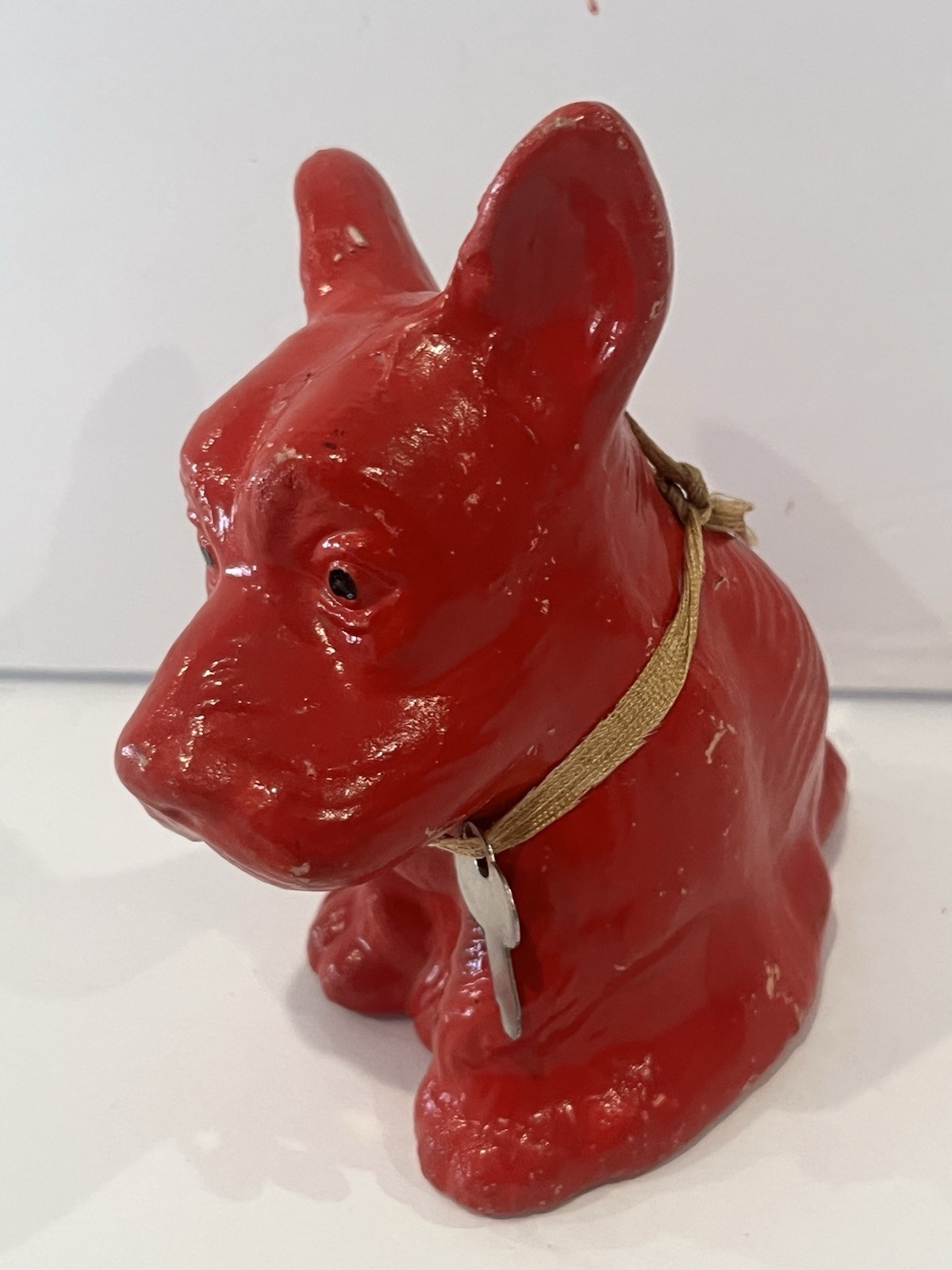 Vintage Antique RED SCOTTIE DOG BANK 1940s Paper Mache Papier Terrier 5 Vintage Antique RED SCOTTIE DOG BANK 1940s Paper Mache Papier Terrier 5