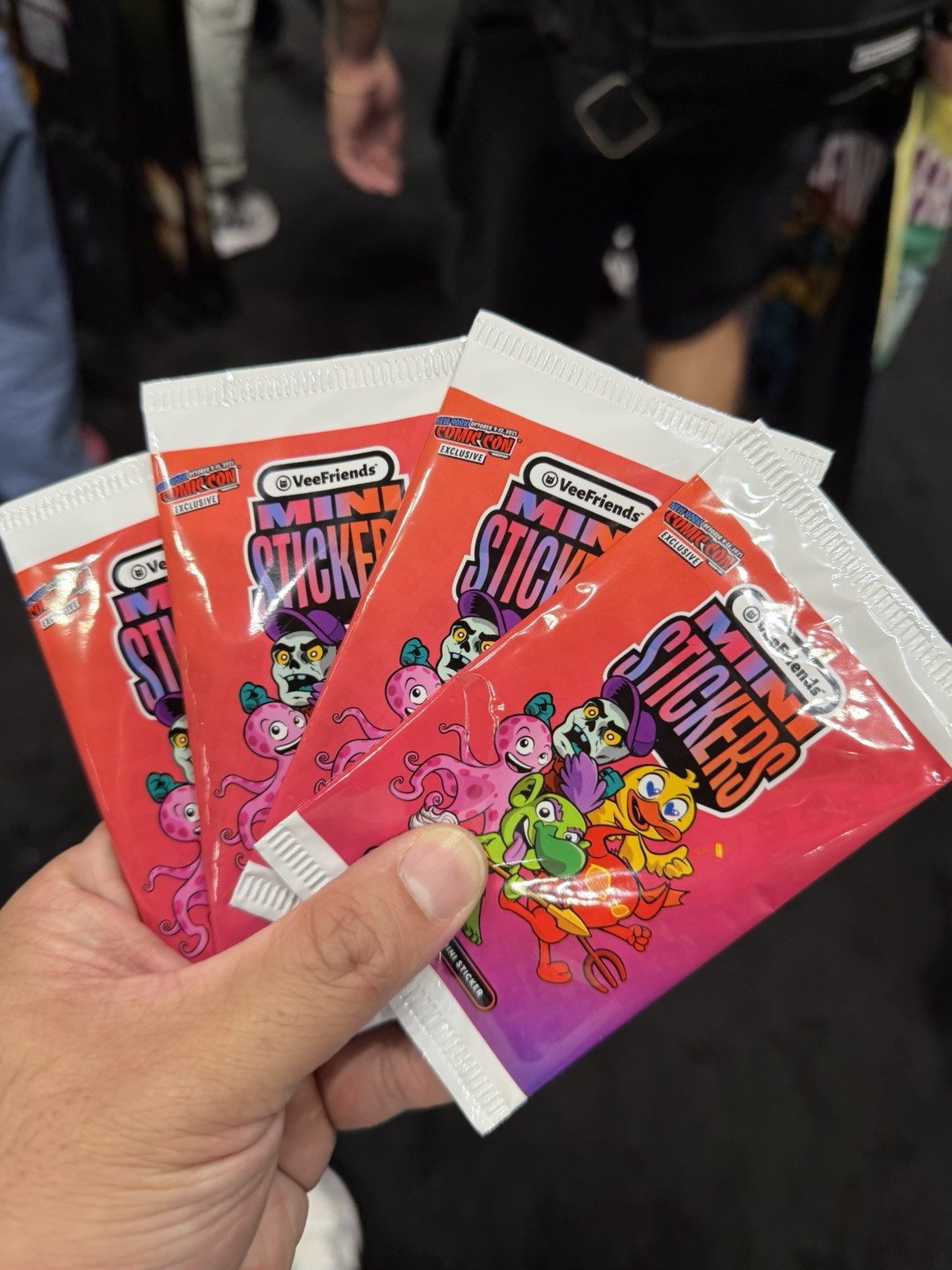 1x New VeeFriends NYCC 2025 Exclusive Mini Stickers Pack Vee New York Comic Con