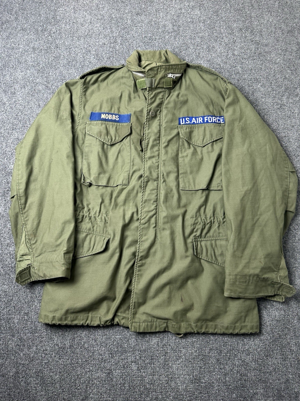Men’s Vintage OG-107 1968 USAF Military Field Jacket Olive Green, Size Medium Men’s Vintage OG-107 1968 USAF Military Field Jacket Olive Green, Size Medium