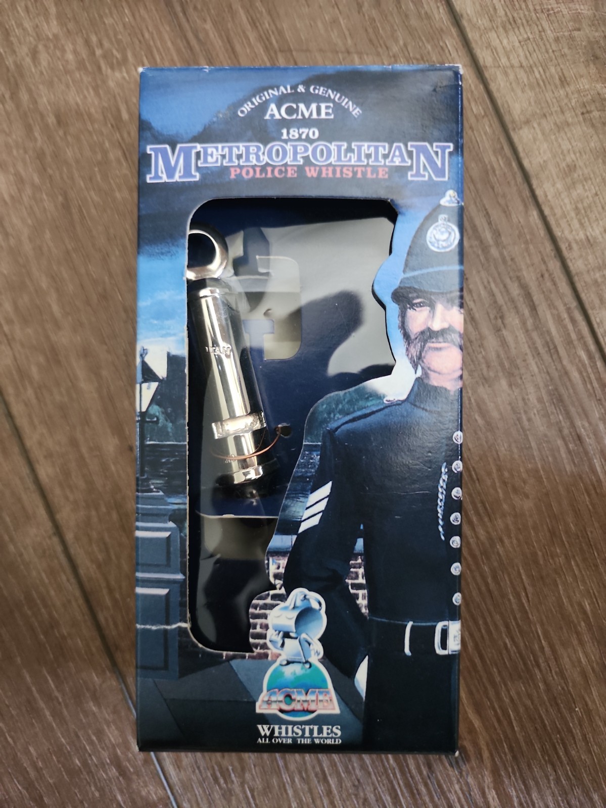 ACME City Trademark England Nickel-Plated Brass British Police Bobby Whistle NOS ACME City Trademark England Nickel-Plated Brass British Police Bobby Whistle NOS