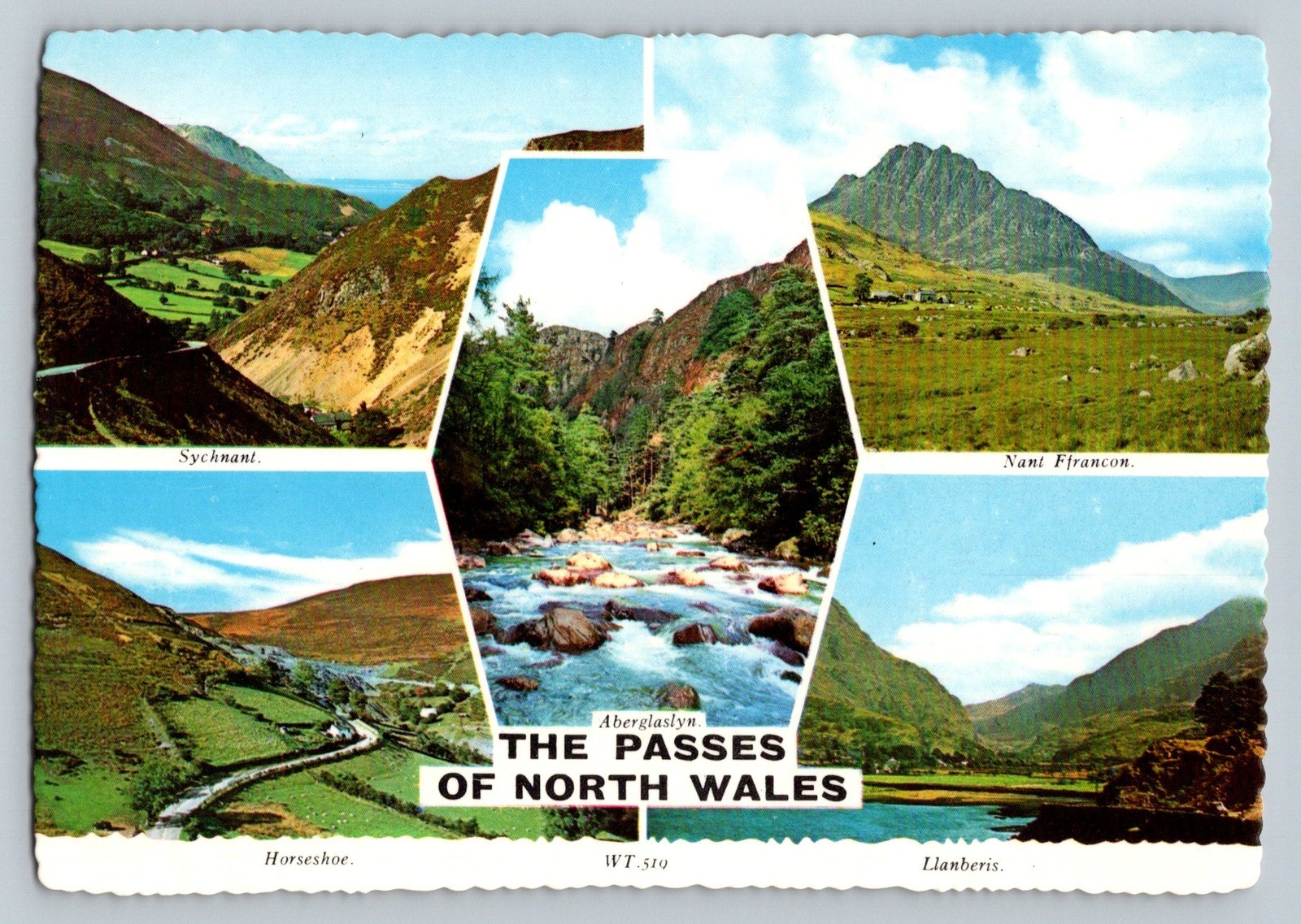 United Kingdom 1970s The Passes of North Wales Scenic Views - Postcard