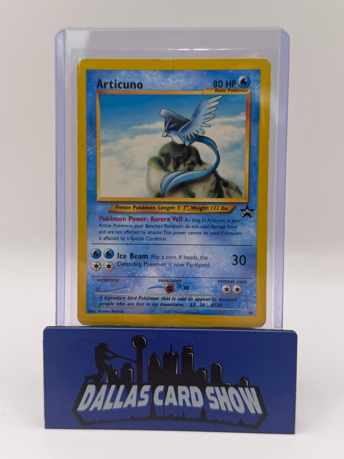 2002 Pokemon - Articuno (Promo) - #48 Black Star Promo DMG'd