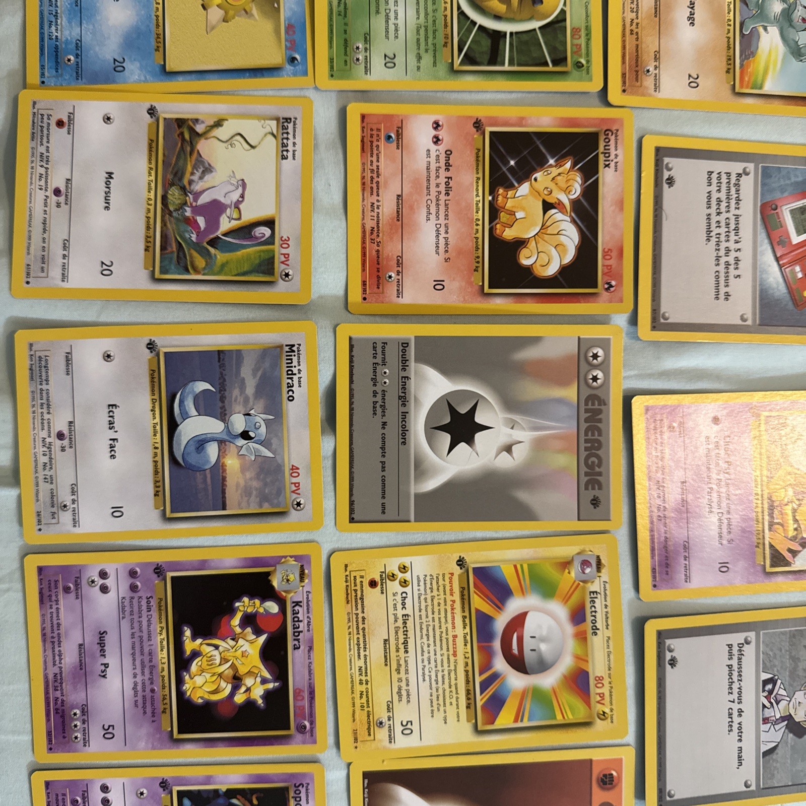 14 French 1st Edition Base Set Pokemon In N/M To M Condition lot electrode rare 14 French 1st Edition Base Set Pokemon In N/M To M Condition lot electrode rare