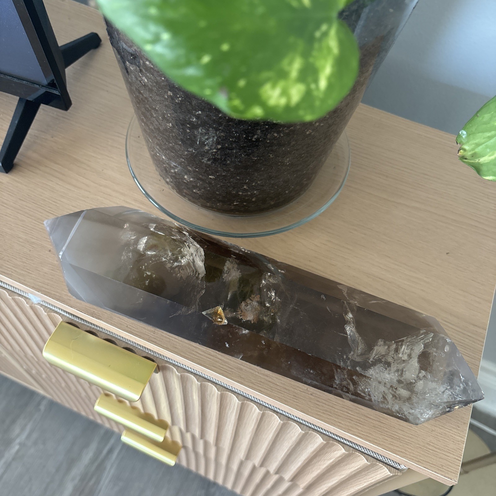 XXXL Large Smokey Quartz Double Terminated crystal quartz 