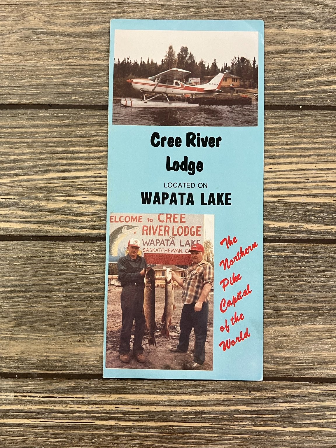 Cree River Lodge Saskatchewan Canada Fishing Hunting Ephemera Brochure Cree River Lodge Saskatchewan Canada Fishing Hunting Ephemera Brochure
