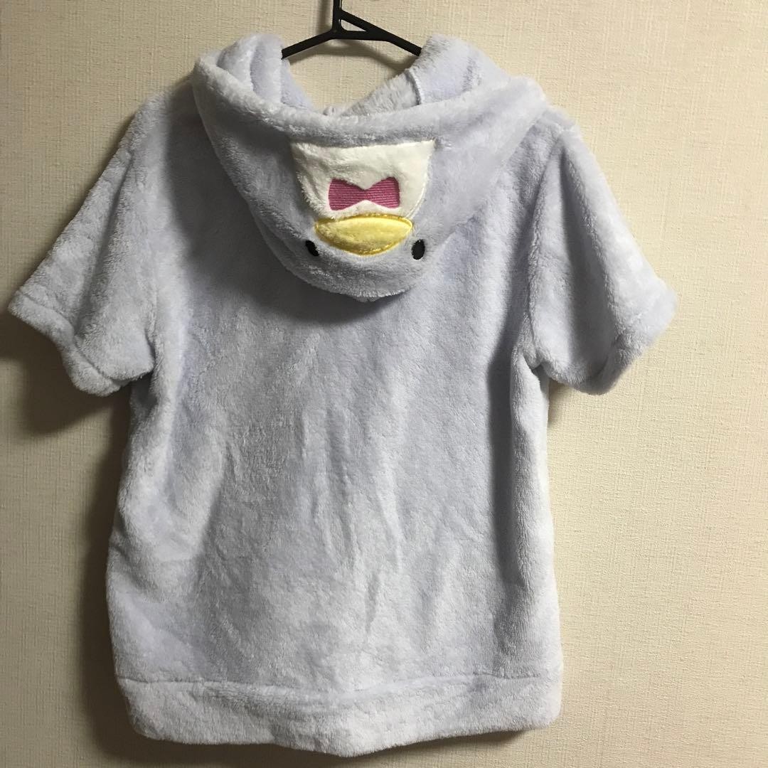 Sanrio Tuxedo Sam Hoodie size L Short Sleeve Chest:33.85-37\