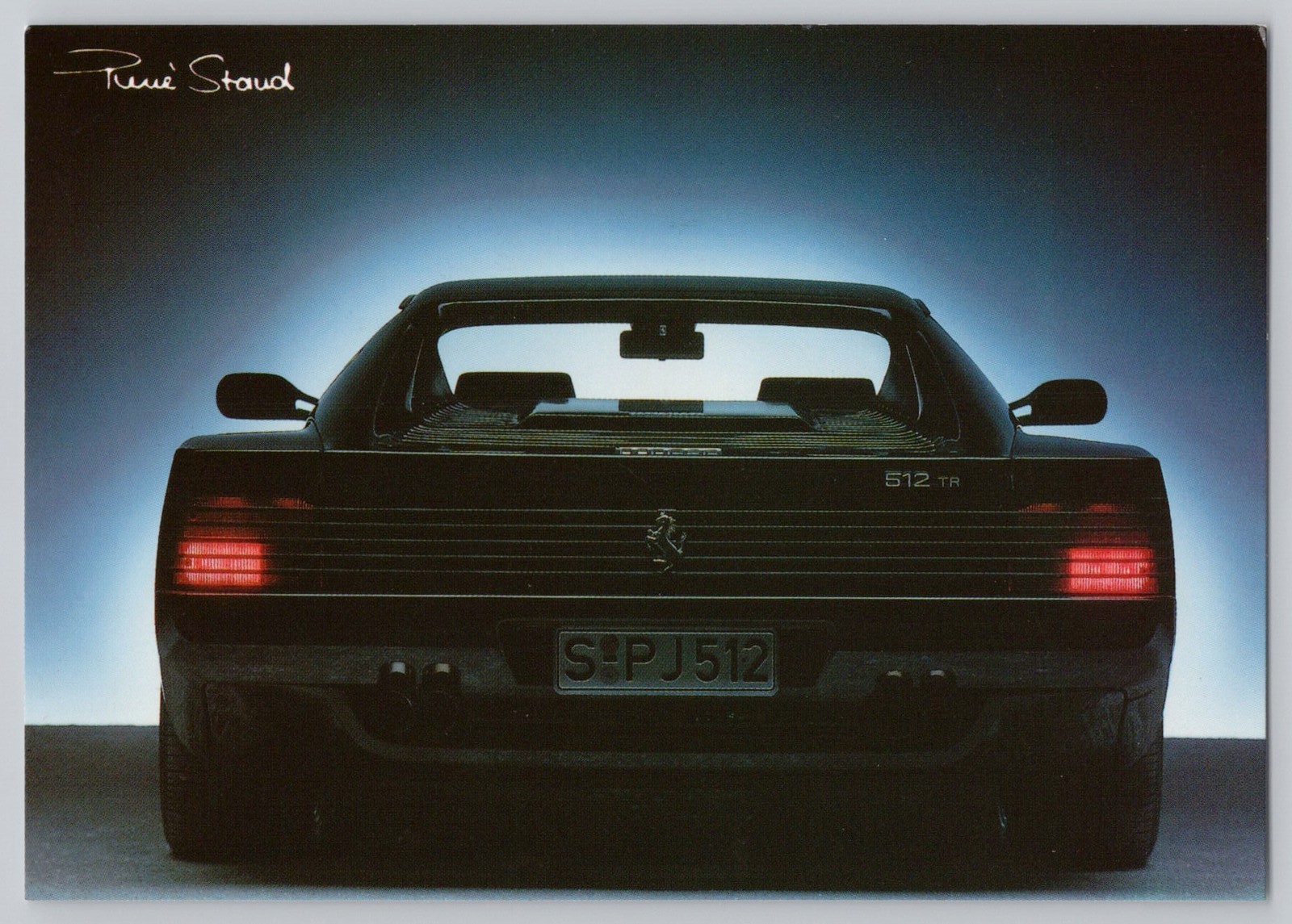  Ferrari 512 TR - evolution of the Ferrari Testarossa - 4.9-liter flat-12 engine