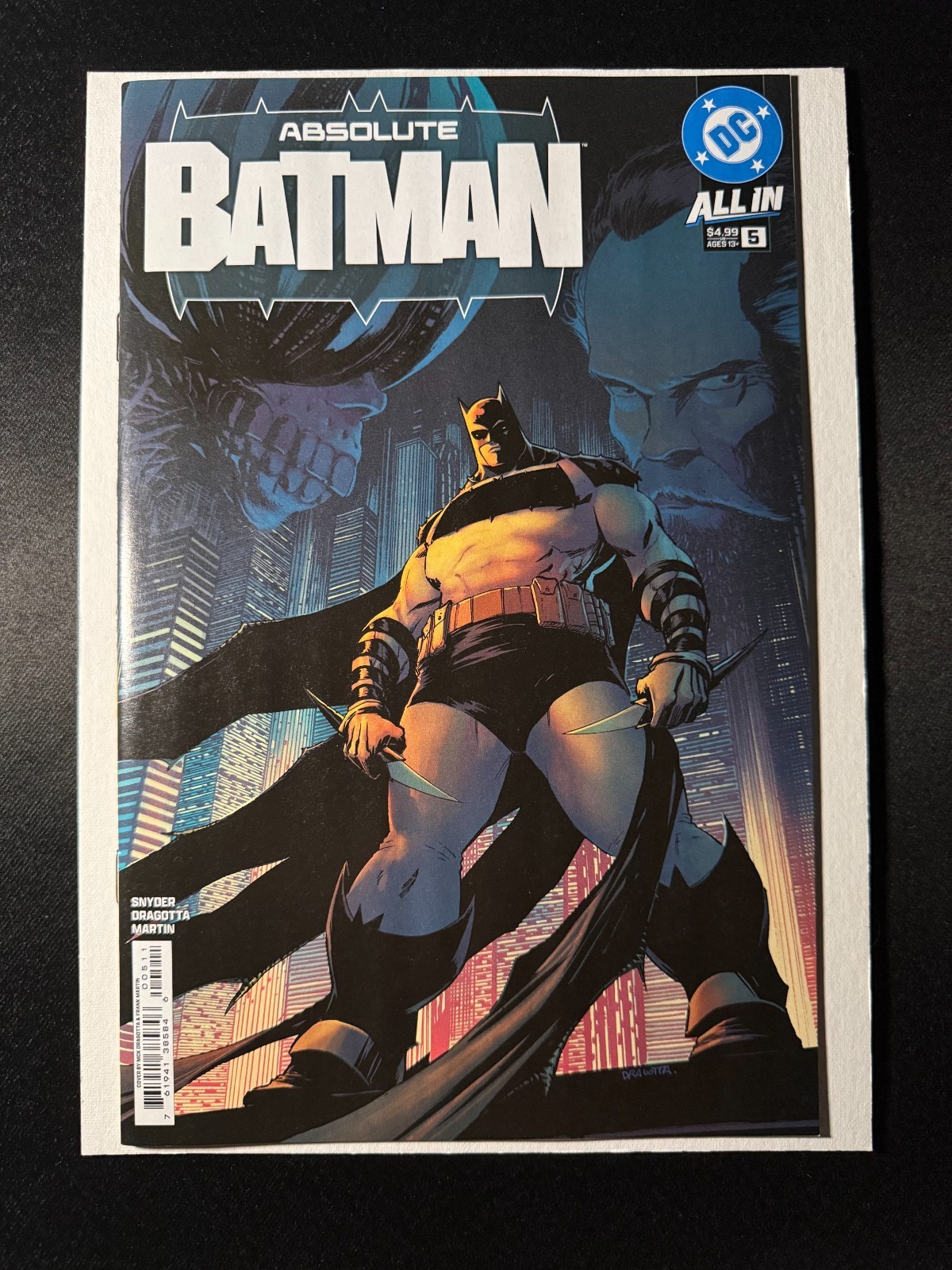 Absolute Batman #5 FIRST PRINT A Cover DC Comics - NM
