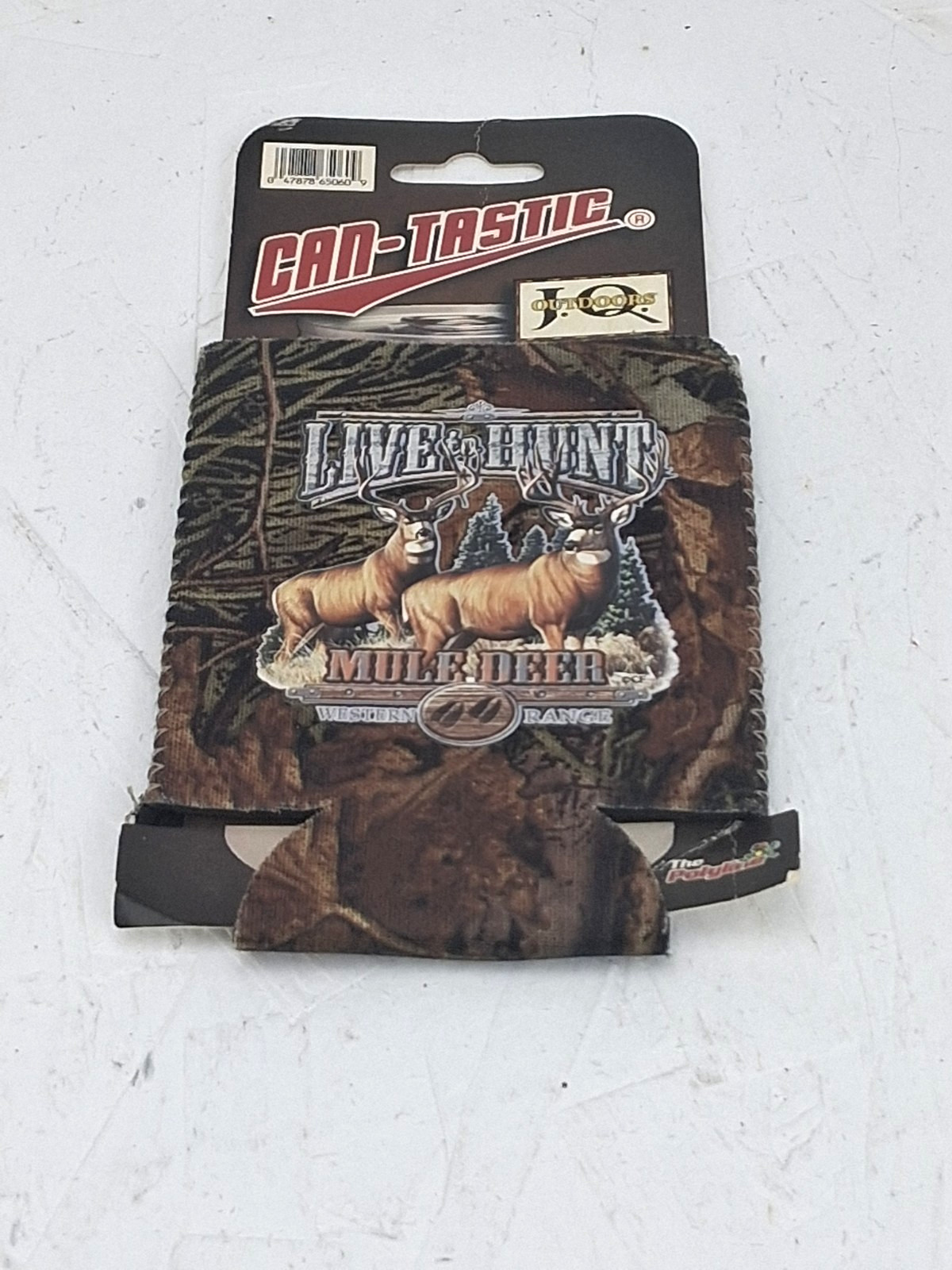 Cantastic JQ Outdoors Live to Hunt Mule Deer Western Range Beer Koozie Camo Cantastic JQ Outdoors Live to Hunt Mule Deer Western Range Beer Koozie Camo