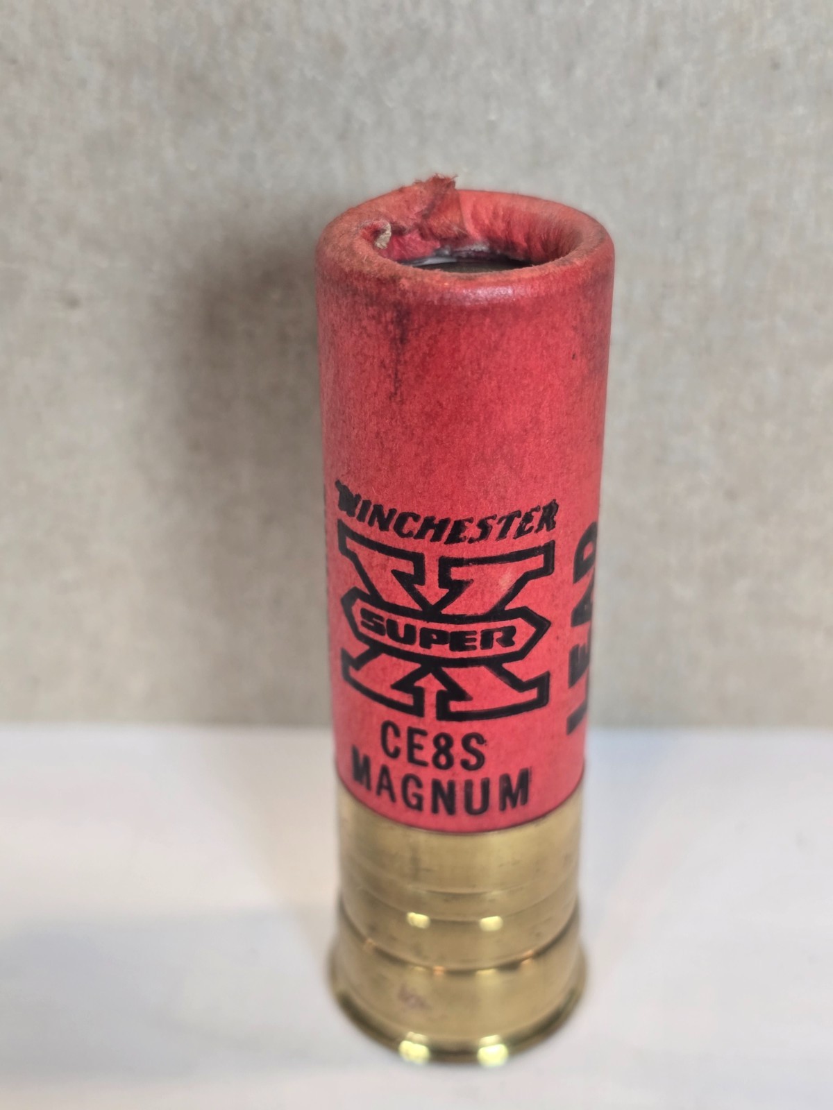 VINTAGE WINCHESTER SUPER X 8 GA INDUSTRIAL LEAD SLAG SHOTSHELL SALESMAN SAMPLE VINTAGE WINCHESTER SUPER X 8 GA INDUSTRIAL LEAD SLAG SHOTSHELL SALESMAN SAMPLE