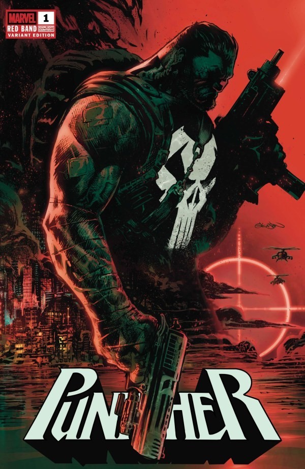 PUNISHER RED BAND #1 - PATRICK GLEASON VIRGIN VARIANT RATIO 1:25 EXCLUSIVE PUNISHER RED BAND #1 - PATRICK GLEASON VIRGIN VARIANT RATIO 1:25 EXCLUSIVE