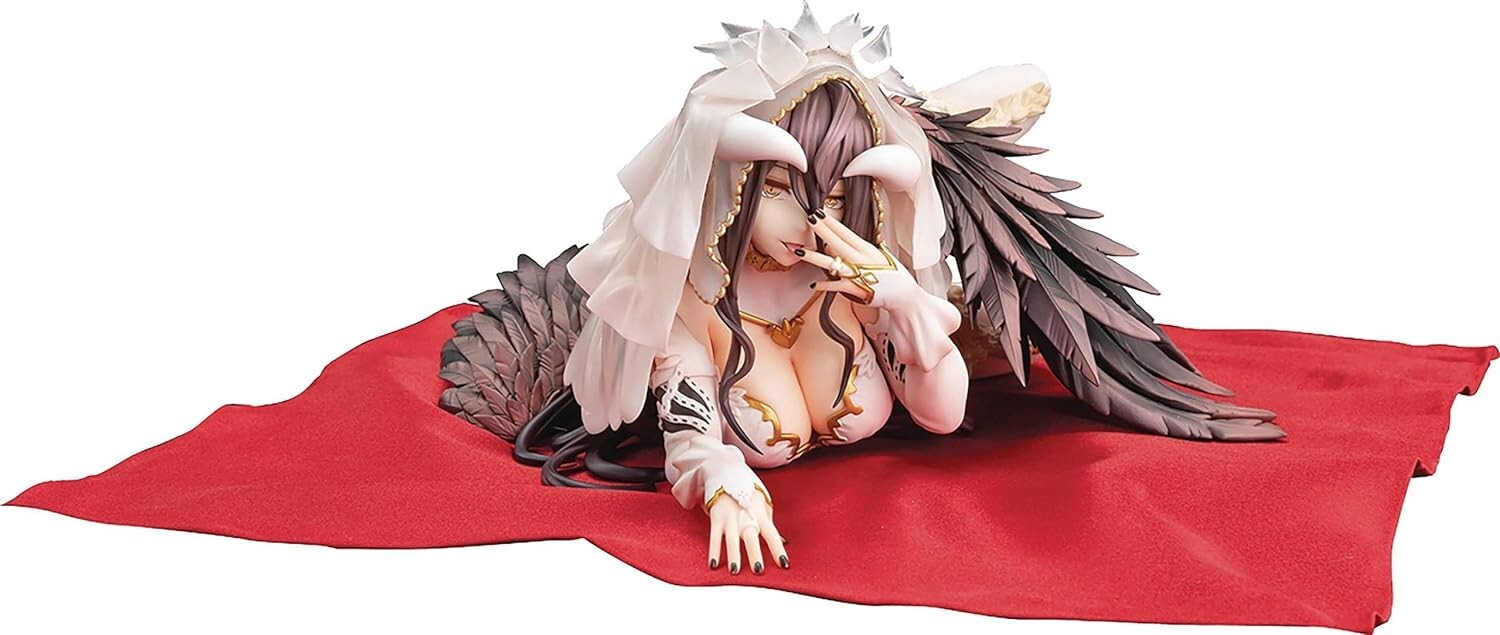 KDcolle OverlordIV Albedo Bride Ver. 89mm 1/7 Plastic Figure KADOKAWA Japan New