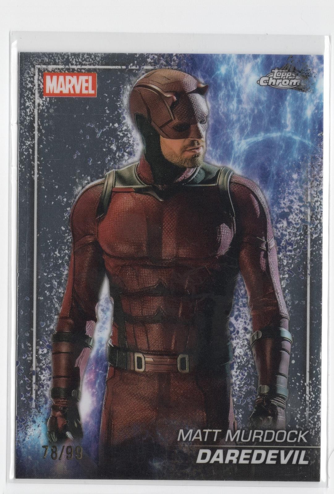 2025 Topps Chrome Marvel Studios #S-175 Daredevil The Snap Variations /99