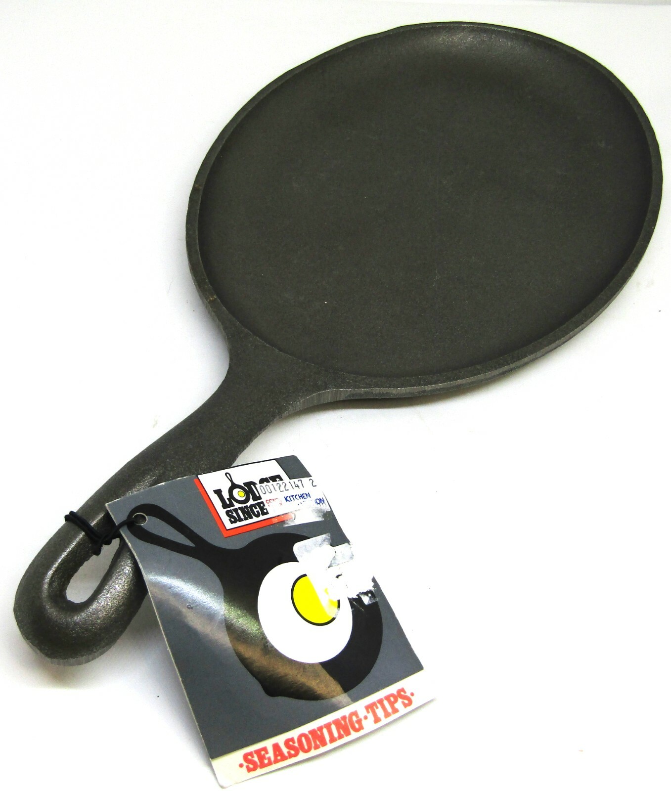 Vtg Cast Iron Lodge USA Oval Fajita Skillet 10