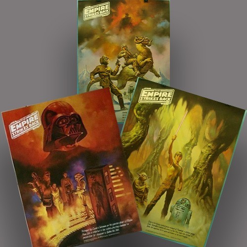 Original 1980 Star Wars: ESB Empire Boris Promo Poster Set of 3- UNUSED 18