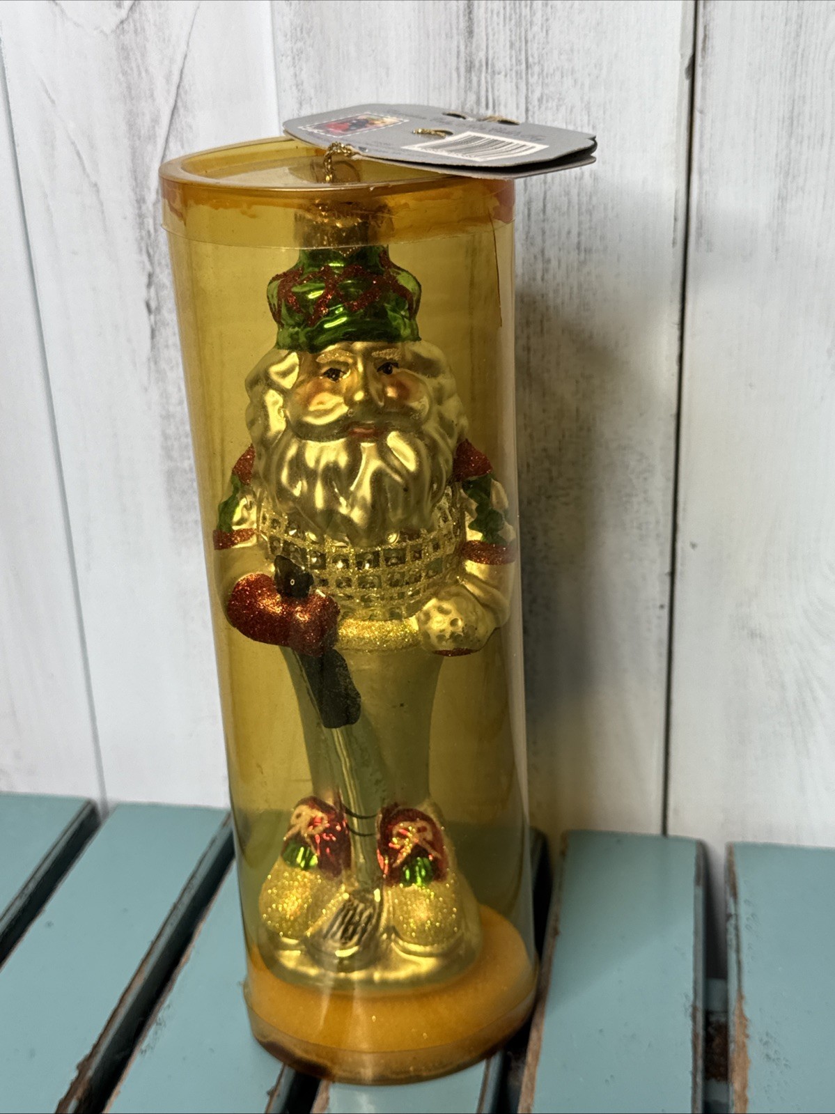 NEW Vintage Peschka Blown Glass Golf 7.5