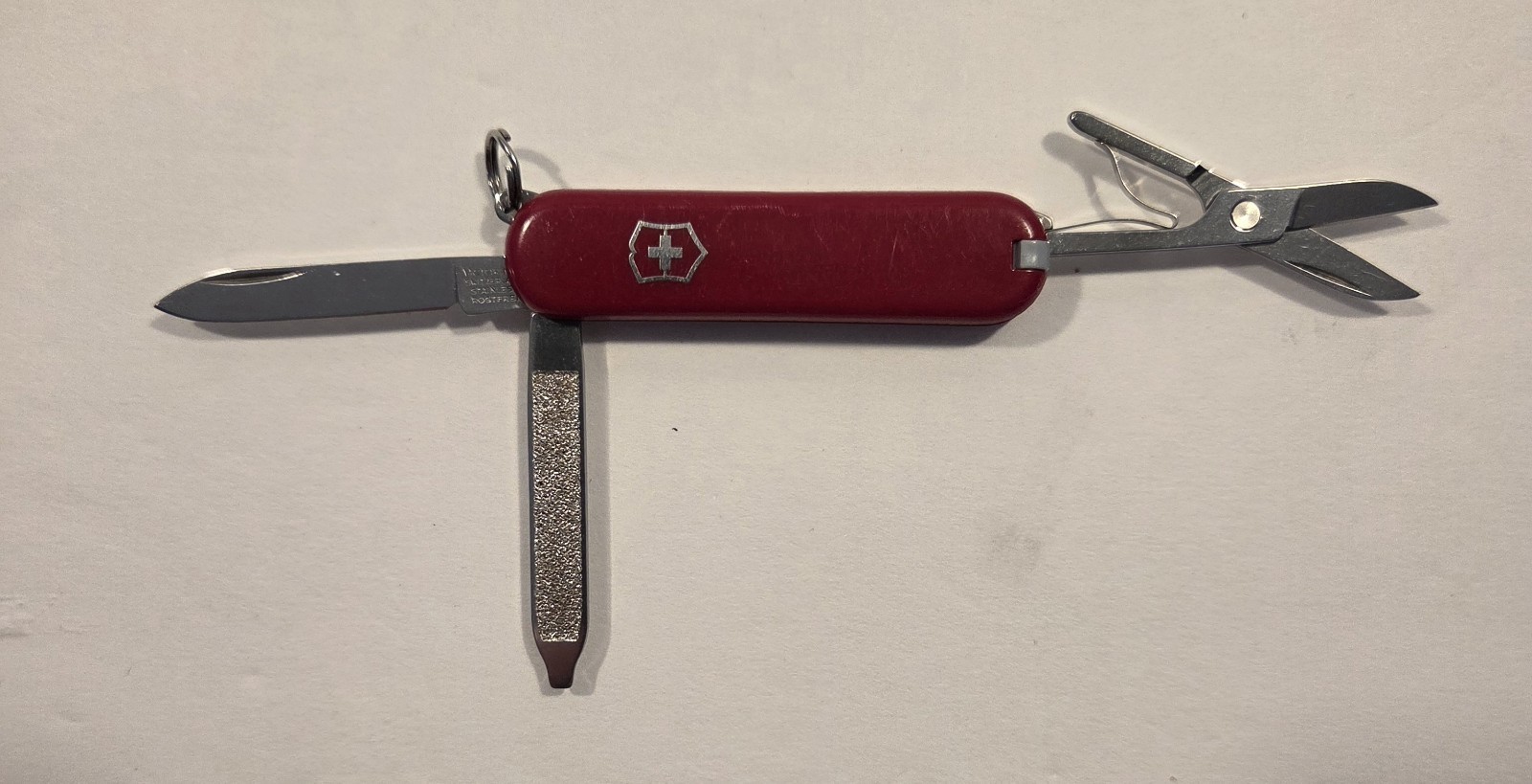 Victorinox 58mm Classic SD Swiss Army Knife Red Stainless Steel Multi-Tool