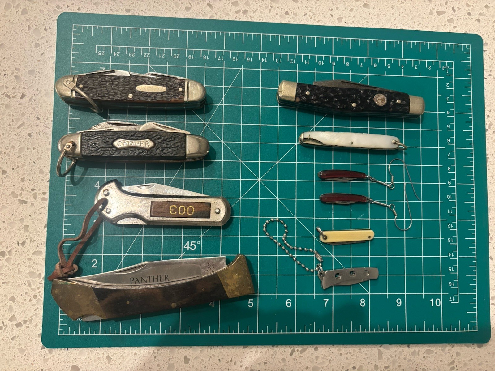 Vintage Lot of Pocket Knives Western Camper Japan STAG BOKER Miniature Knives