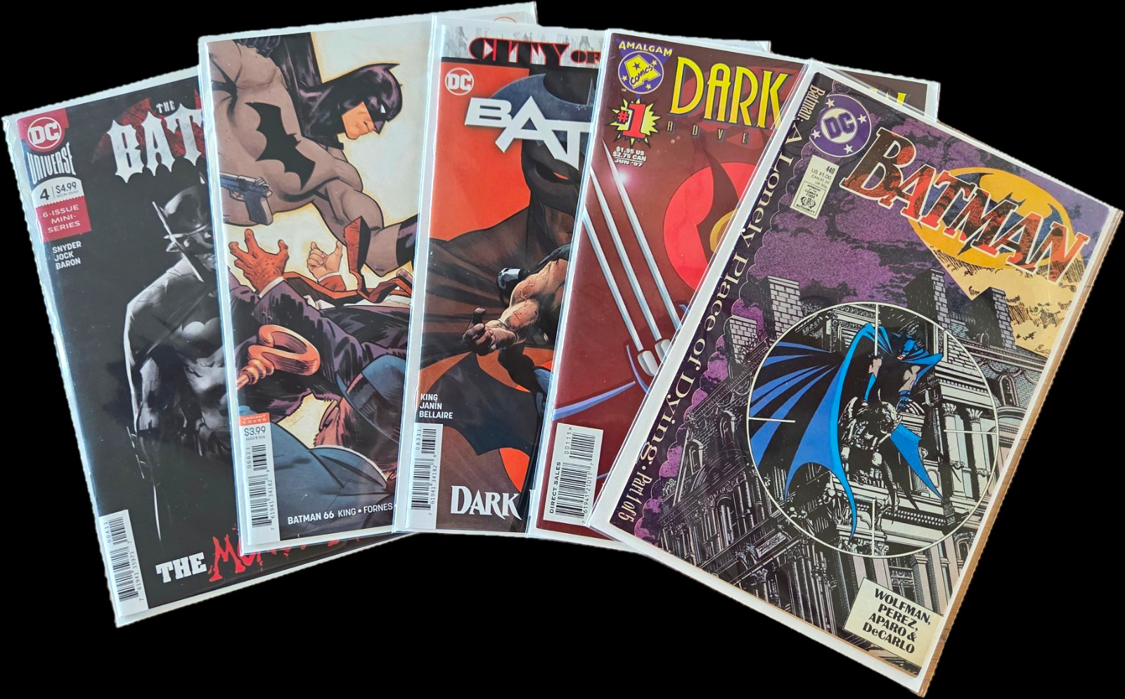 Lot Of Batman Random Comics Batman 440, Batman 83, Batman 66, BWL 4, Dark Claw 1 Lot Of Batman Random Comics Batman 440, Batman 83, Batman 66, BWL 4, Dark Claw 1