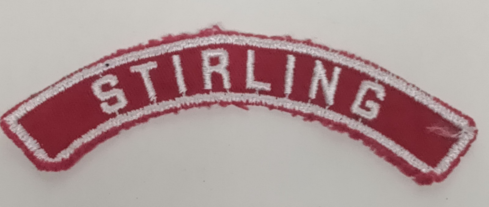 Vintage BSA (pre 1970\'s) STIRLING shoulder arch Institution (Town) Name Vintage BSA (pre 1970\'s) STIRLING shoulder arch Institution (Town) Name