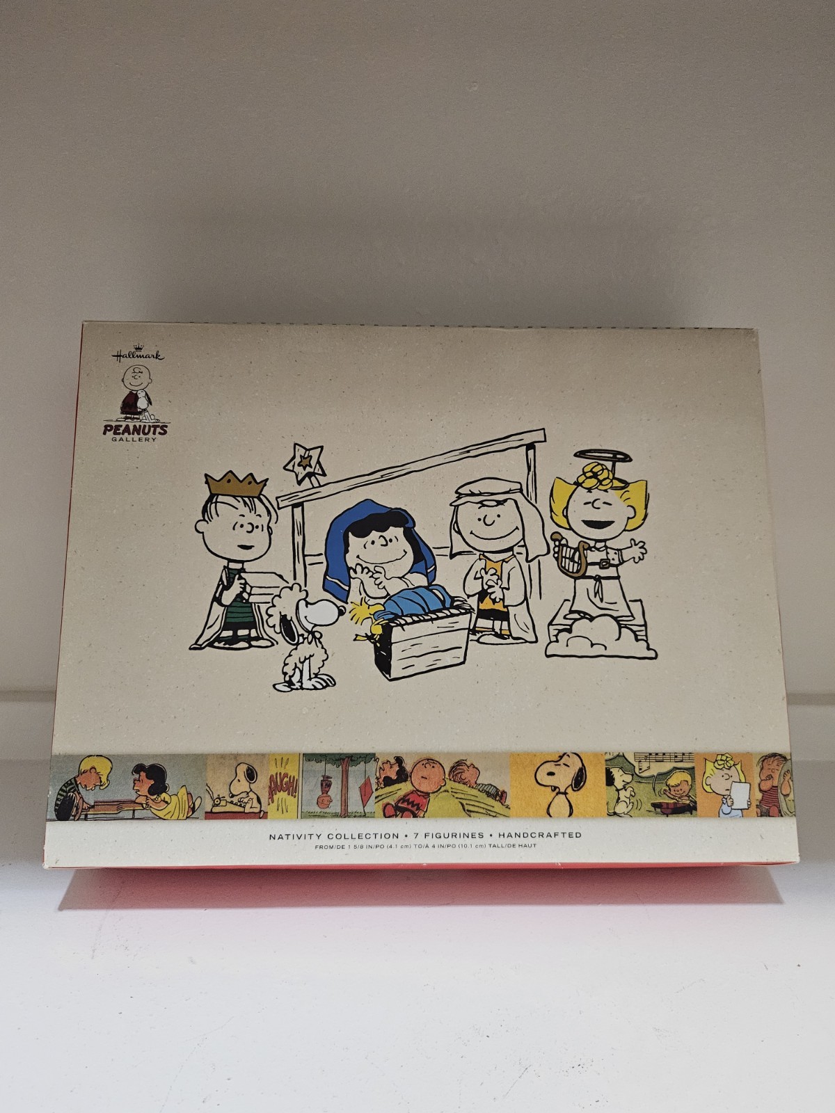 Hallmark Peanuts Charlie Brown Nativity 7 Piece Collection W/ Box 