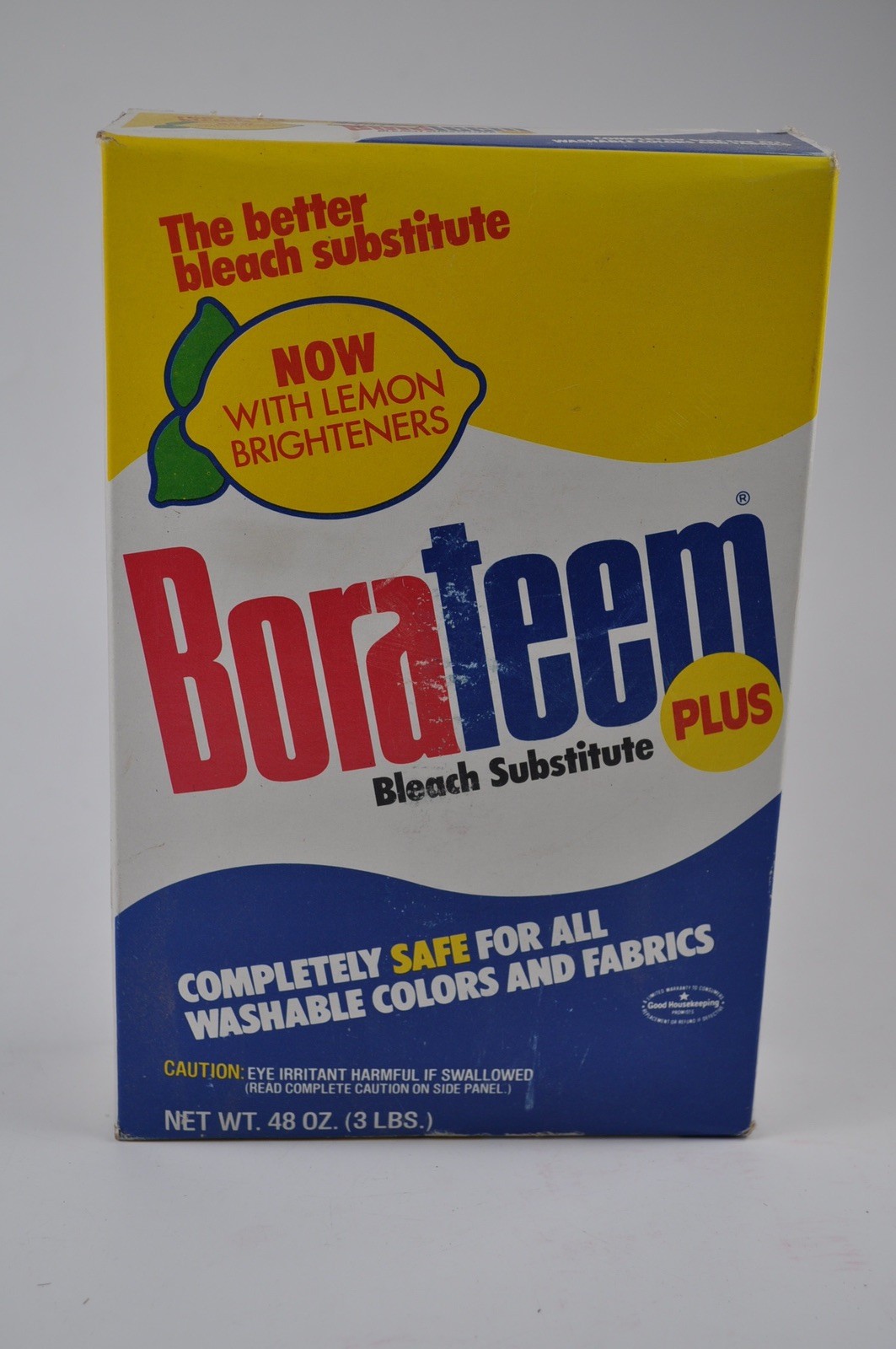Vintage Borateem with Lemon Bleach Substitute 3 Pounds Sealed 1976 Prop