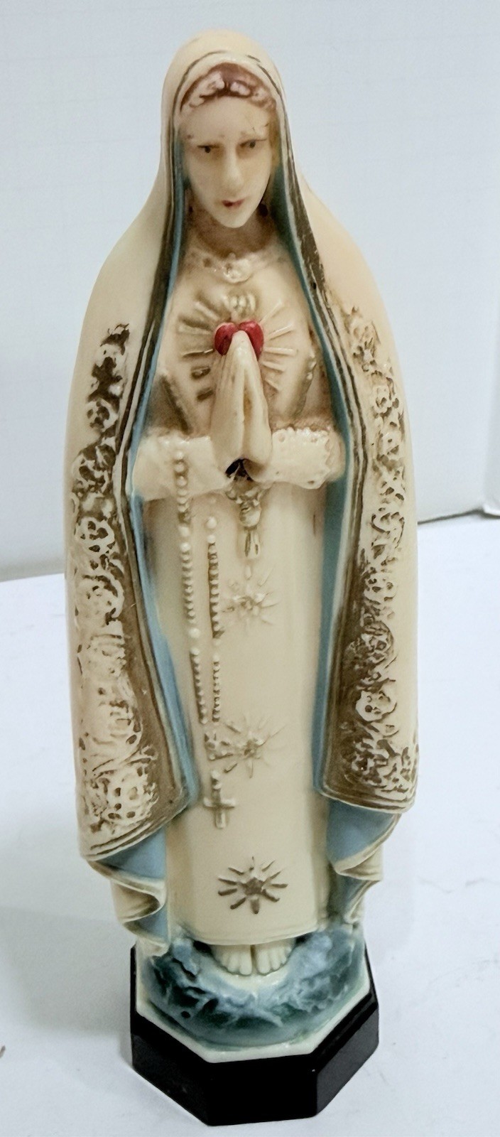 Antique Vintage Mid-Century Virgin Mary Our Lady Lourdes Statue Figurine CMP Co