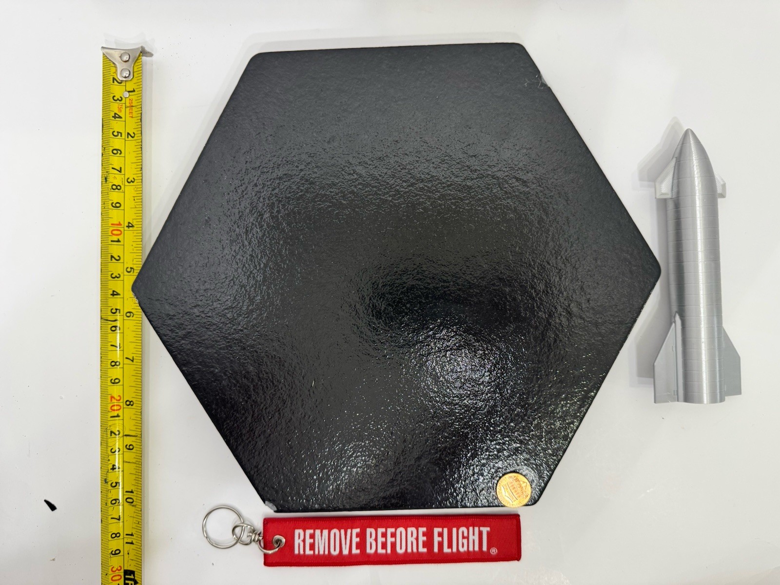 Rare complete authentic Space X Starship Heat Shield Thermal Tile Rare complete authentic Space X Starship Heat Shield Thermal Tile
