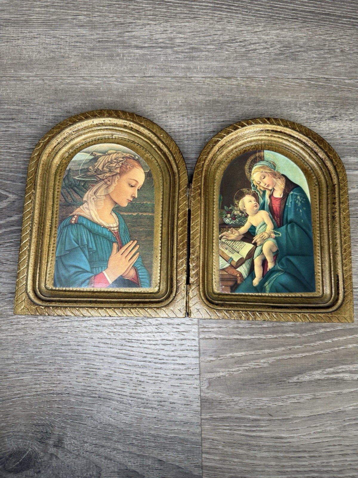 Virgin Mary & Madonna And Child By Sandro Botticelli. Italy Christian Art VTG Virgin Mary & Madonna And Child By Sandro Botticelli. Italy Christian Art VTG