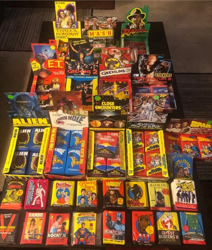 Vintage Unopened Non-Sport Wax Foil ODDBALL Packs +10 pack LOTS W- Vintage Unopened Non-Sport Wax Foil ODDBALL Packs +10 pack LOTS W-