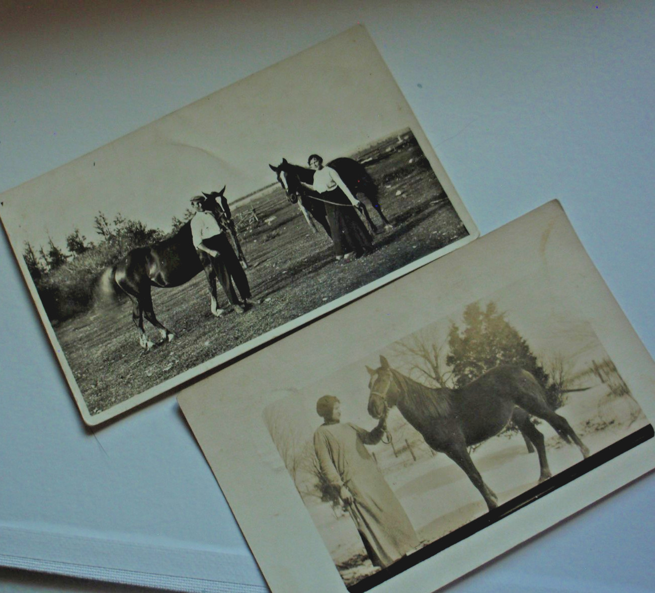 2 RPPC  Woman Hazel \