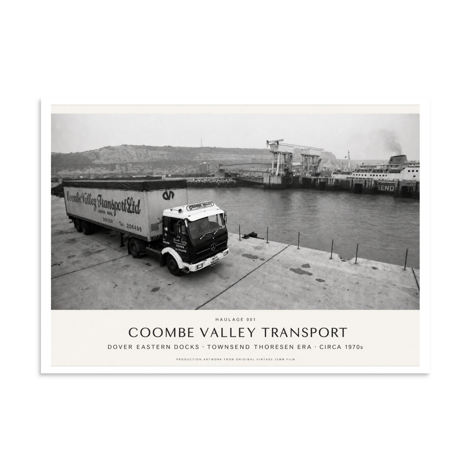 VINTAGE HAULAGE RANGE 001 — COOMBE VALLEY TRANSPORT. UNFRAMED. 12x16” VINTAGE HAULAGE RANGE 001 — COOMBE VALLEY TRANSPORT. UNFRAMED. 12x16”