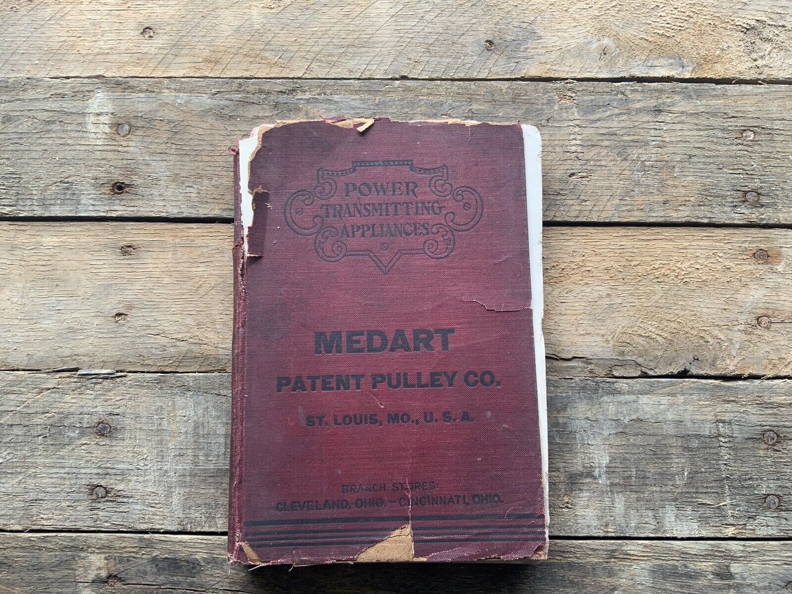 Power Transmitting Appliances Medart Patent Pulley Co. Vintage Tool Catalog