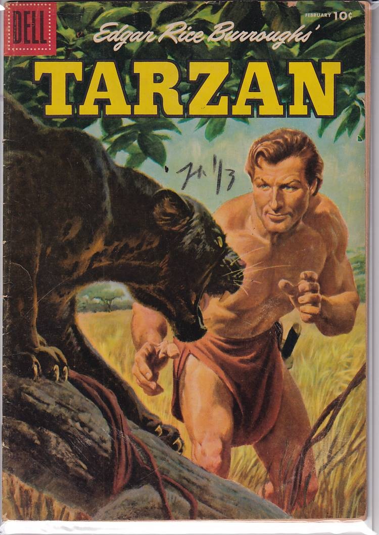 46091: DELL COMICS TARZAN #77 F Grade 46091: DELL COMICS TARZAN #77 F Grade