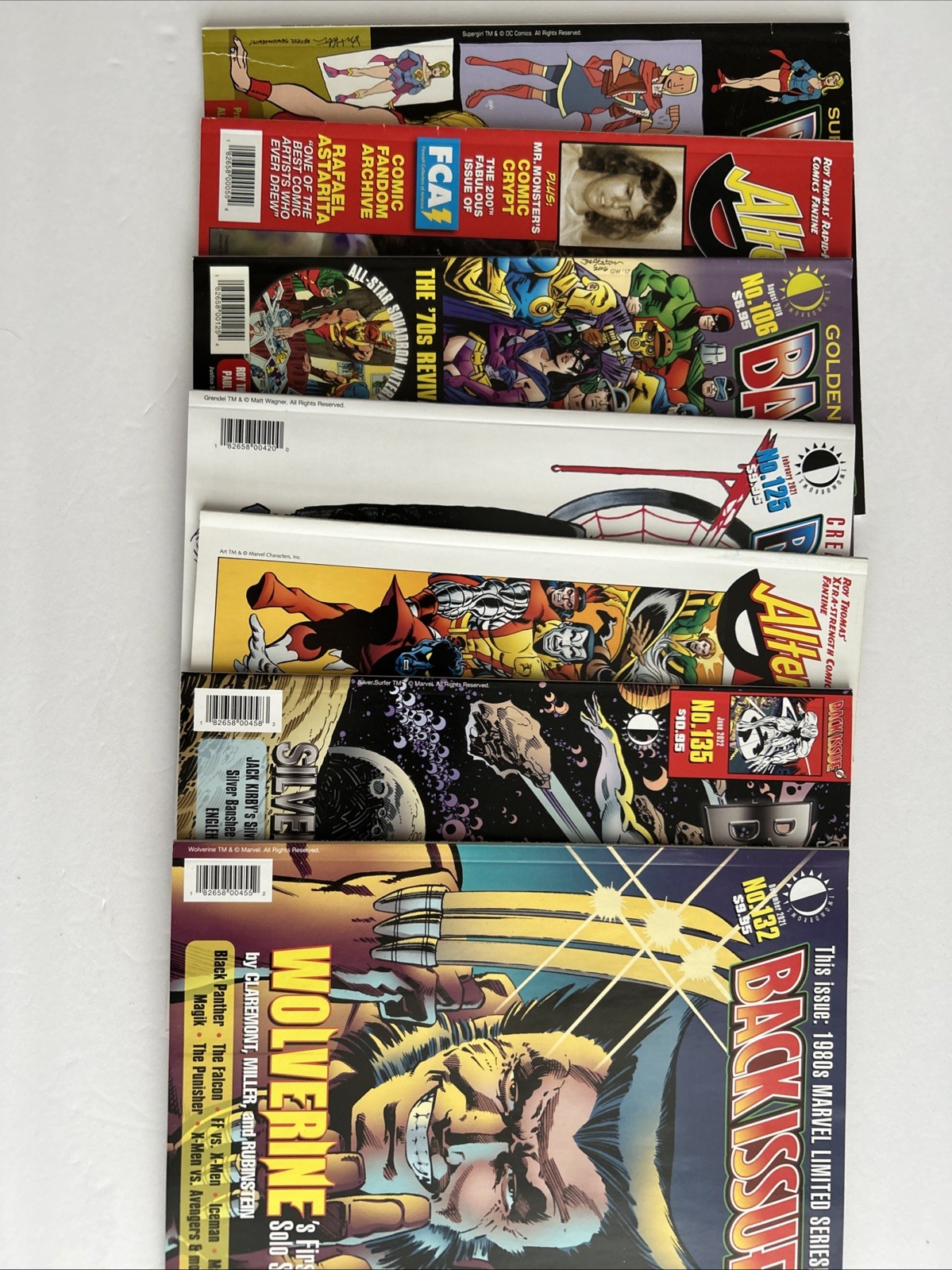 Alter Ego & Back Issue Magazine Lot