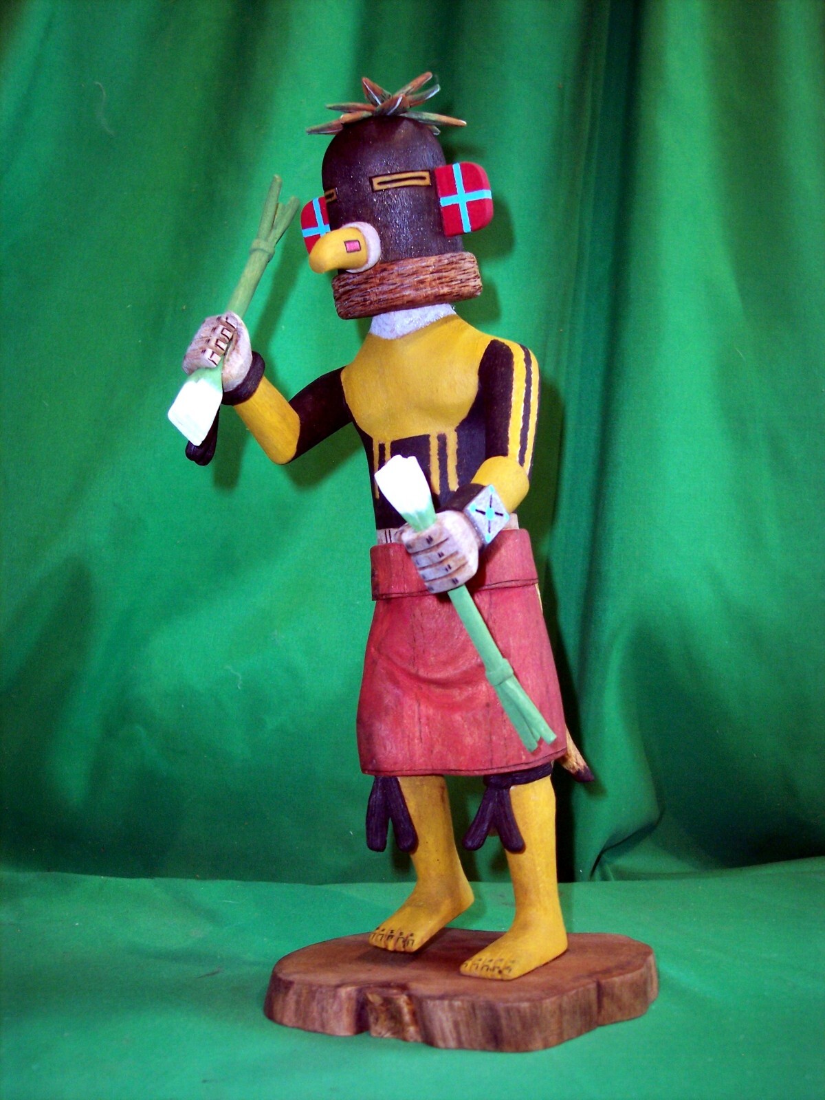Hopi Kachina Doll - The Red Skirt Kachina by Martin Dallas - Gorgeous Hopi Kachina Doll - The Red Skirt Kachina by Martin Dallas - Gorgeous